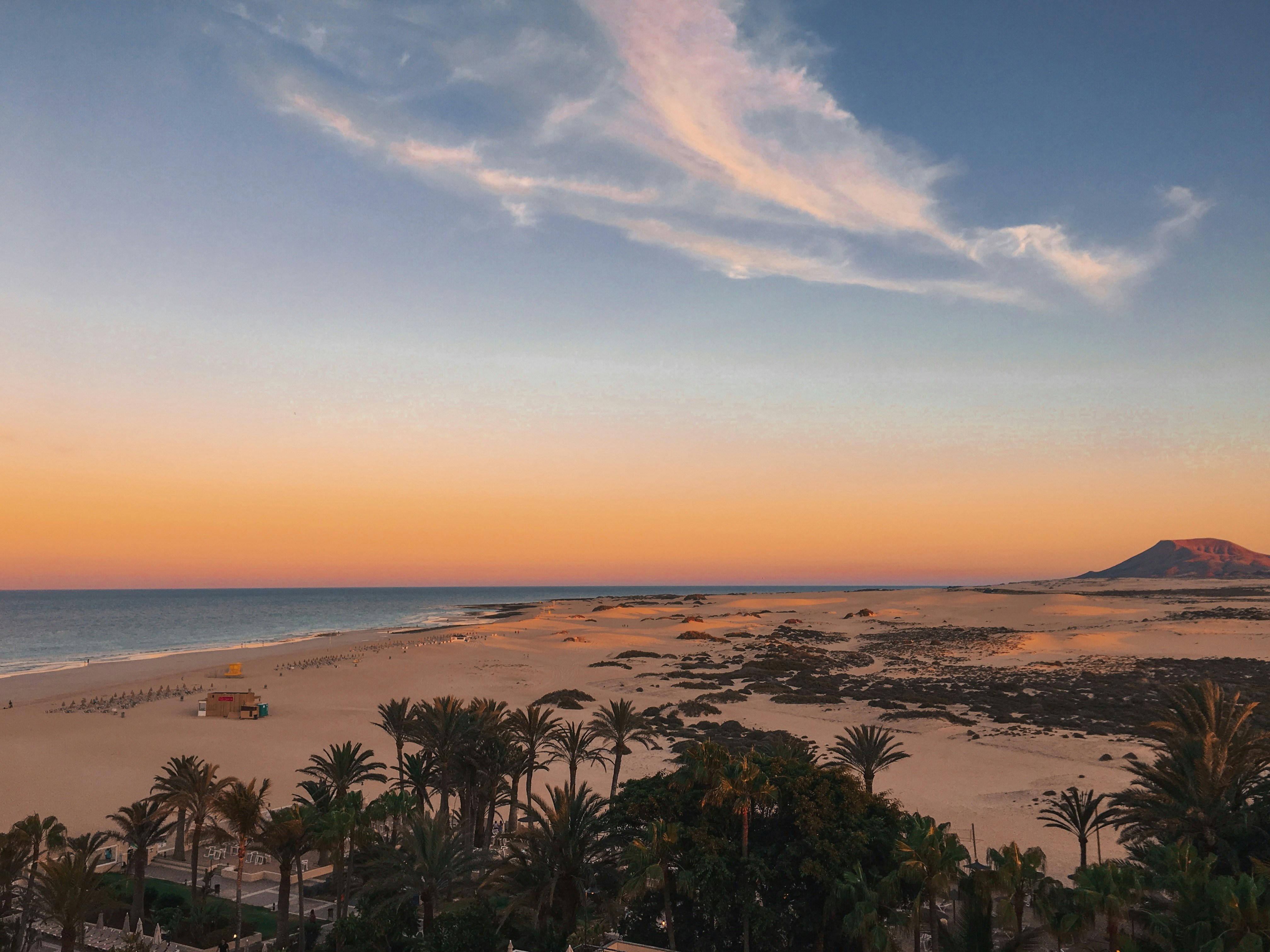 sunset fuerteventura espagne