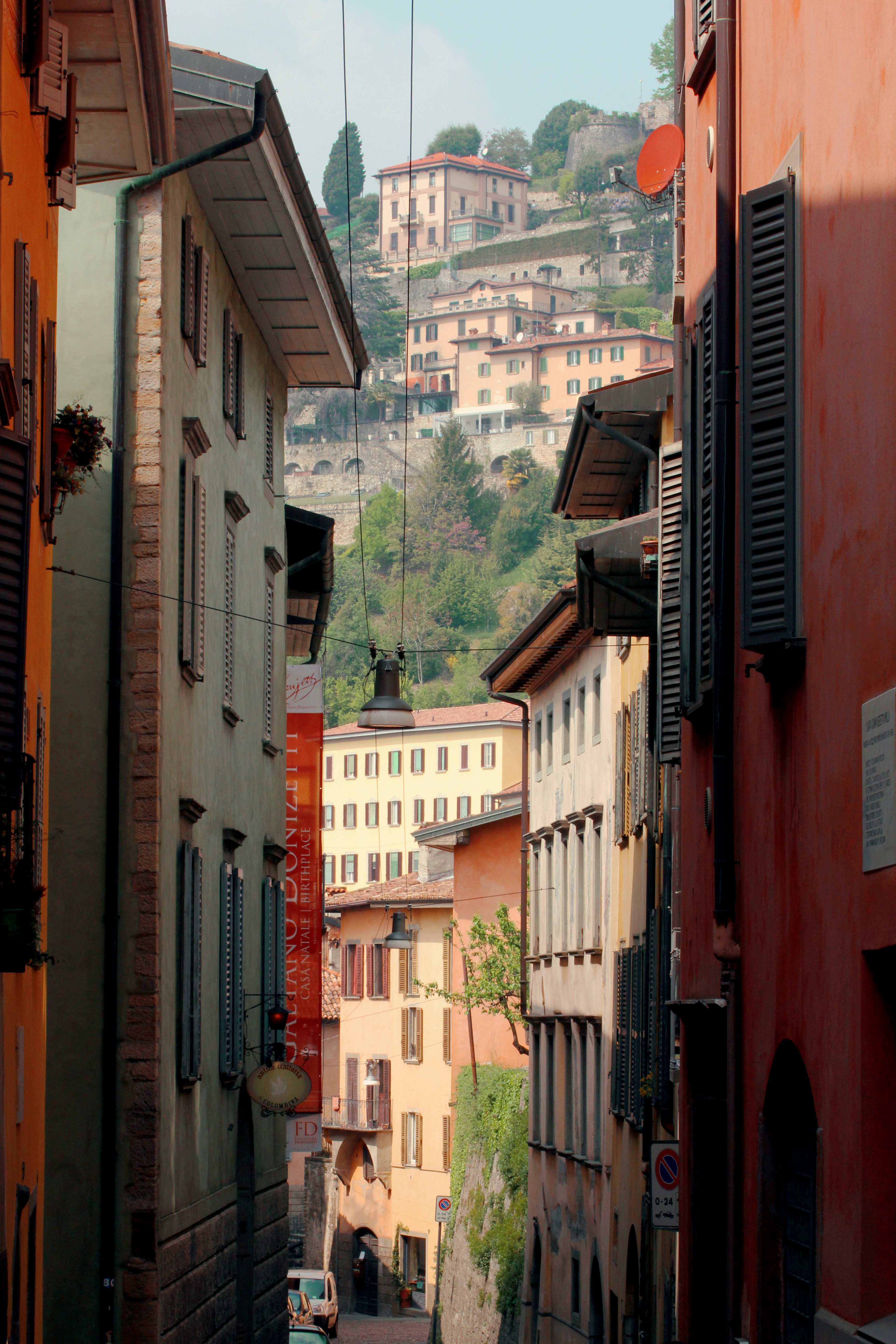 straat in bergamo