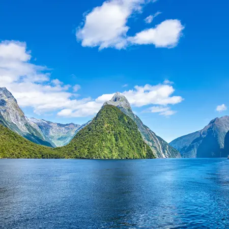 milford sound nationaal park fjordland zuidereiland nieuw zeeland oceanie