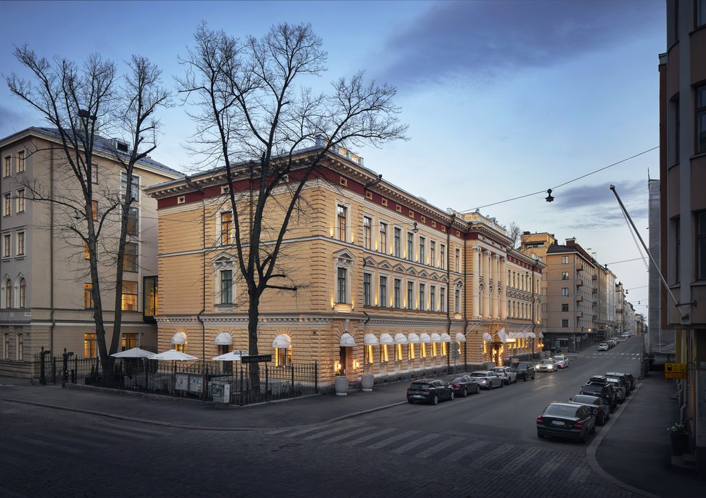 facade evening
