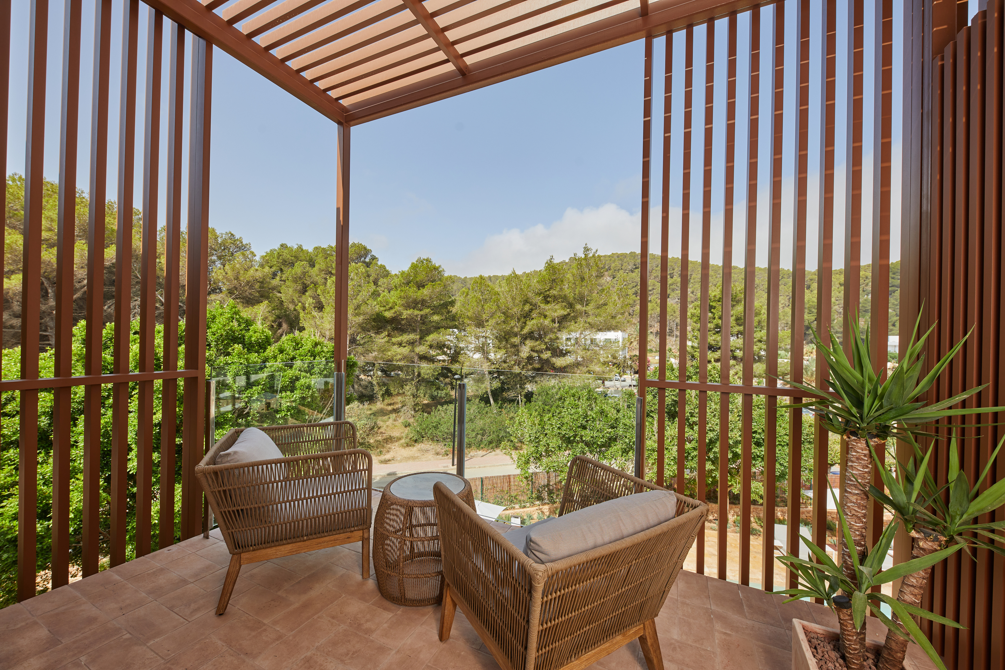 terrace nature view the club cala miguel