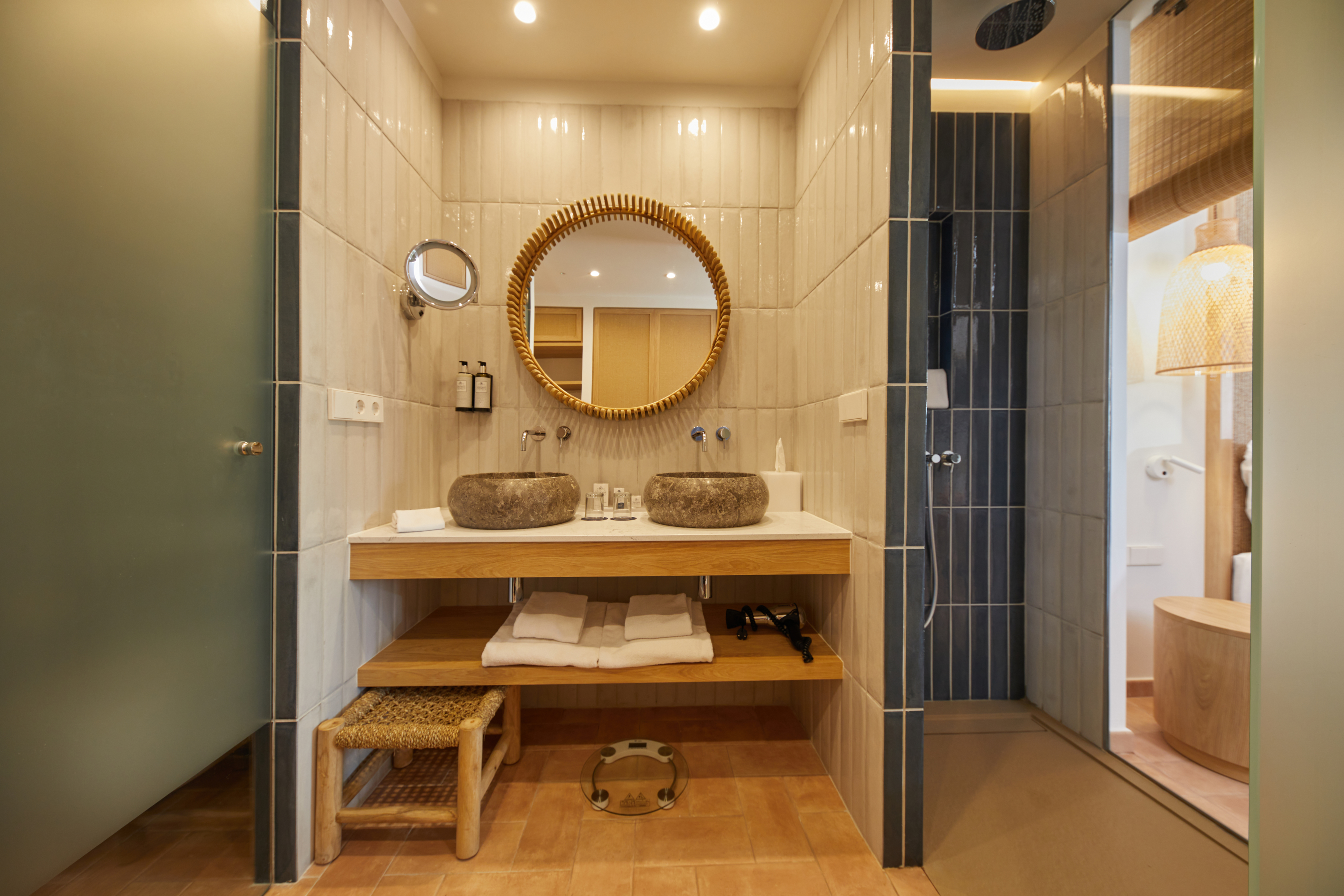 bathroom mirror the club cala miguel