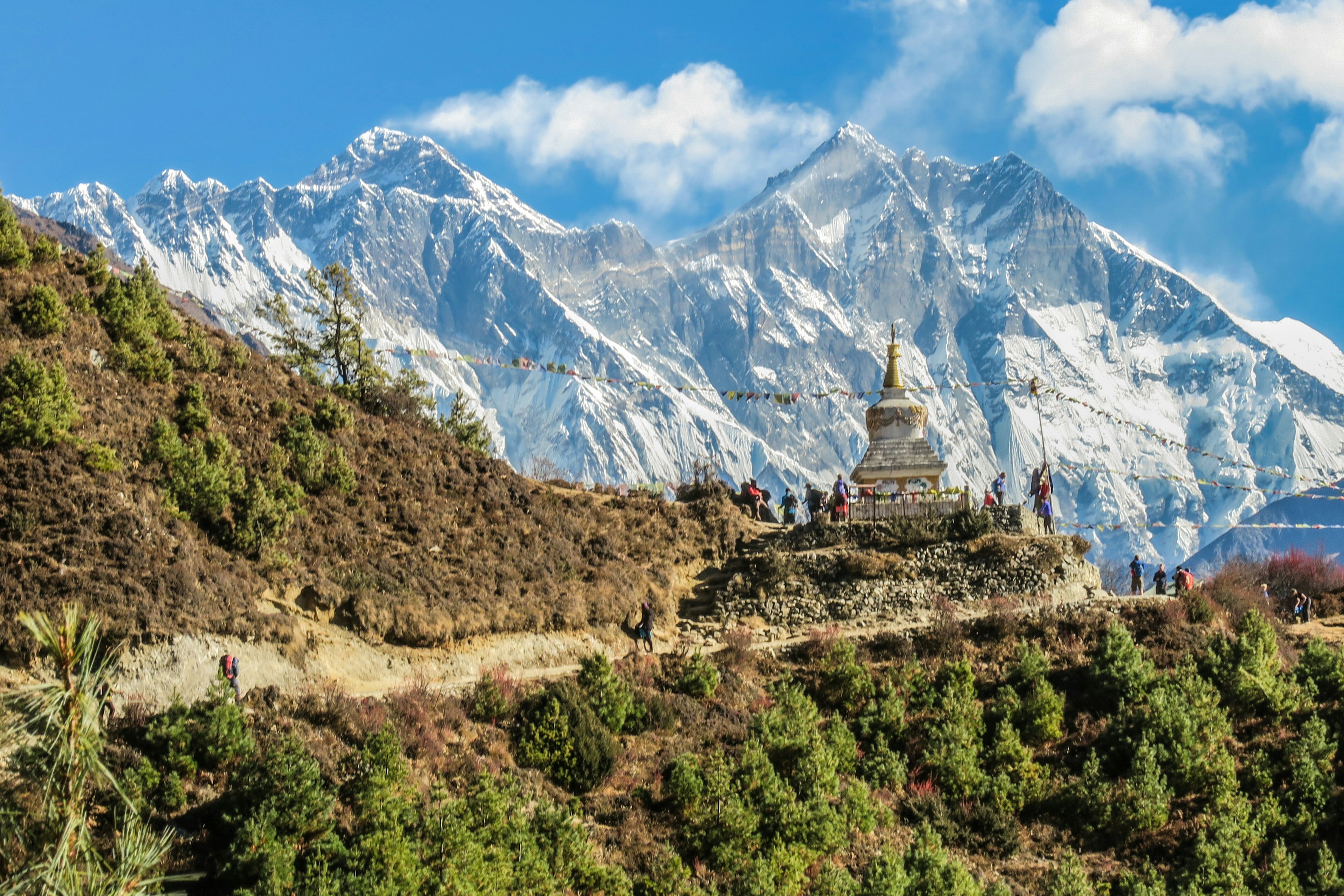 stupa namche bazaar nepal
