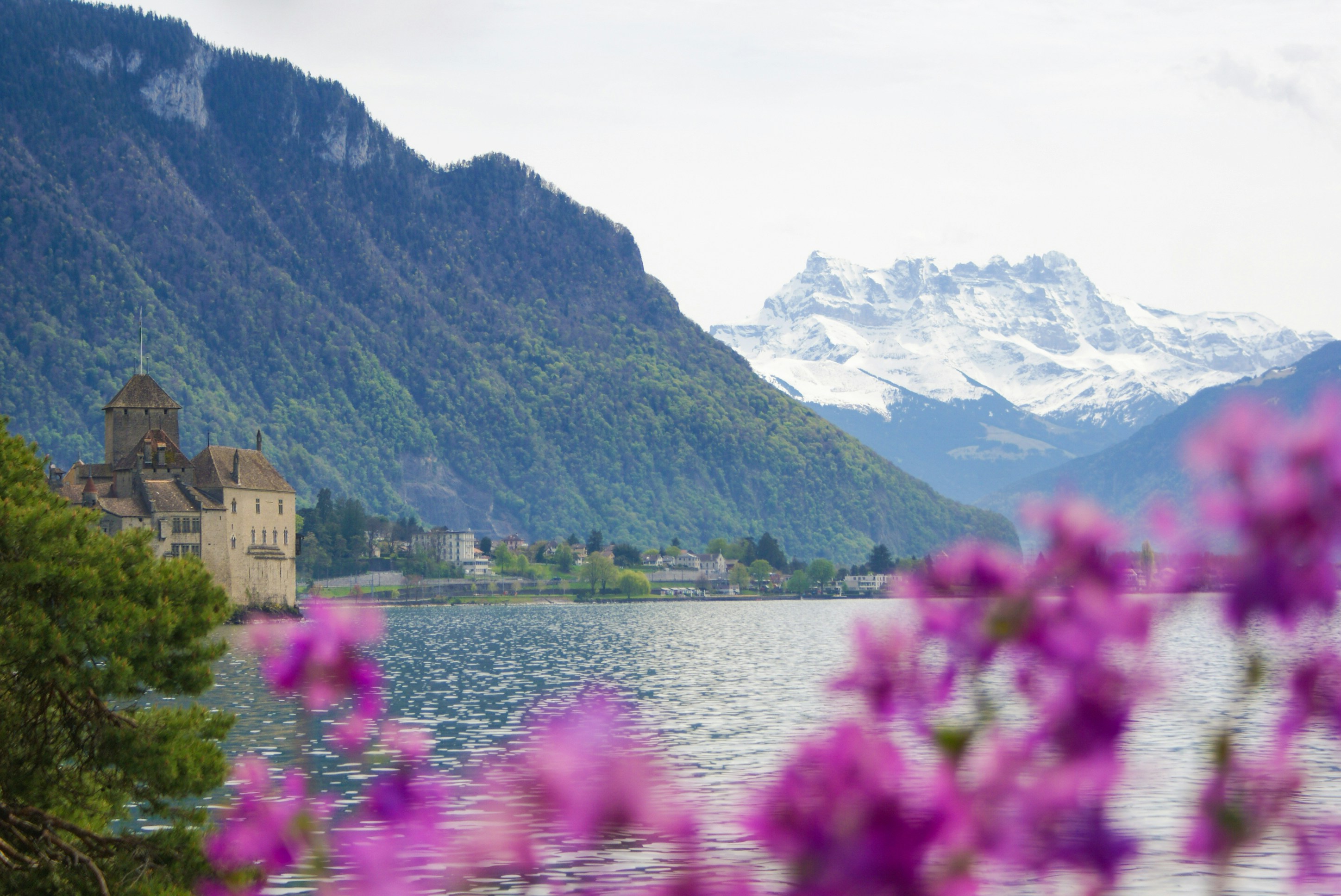 montreux zicht op kasteel