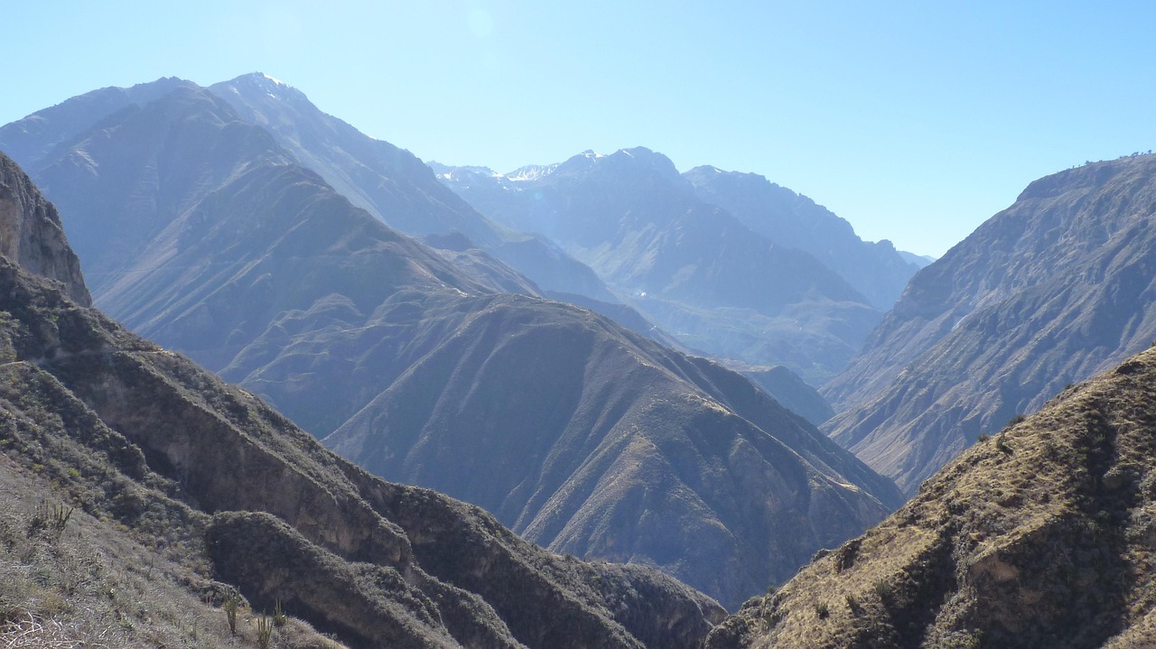 colca canyon uitzicht