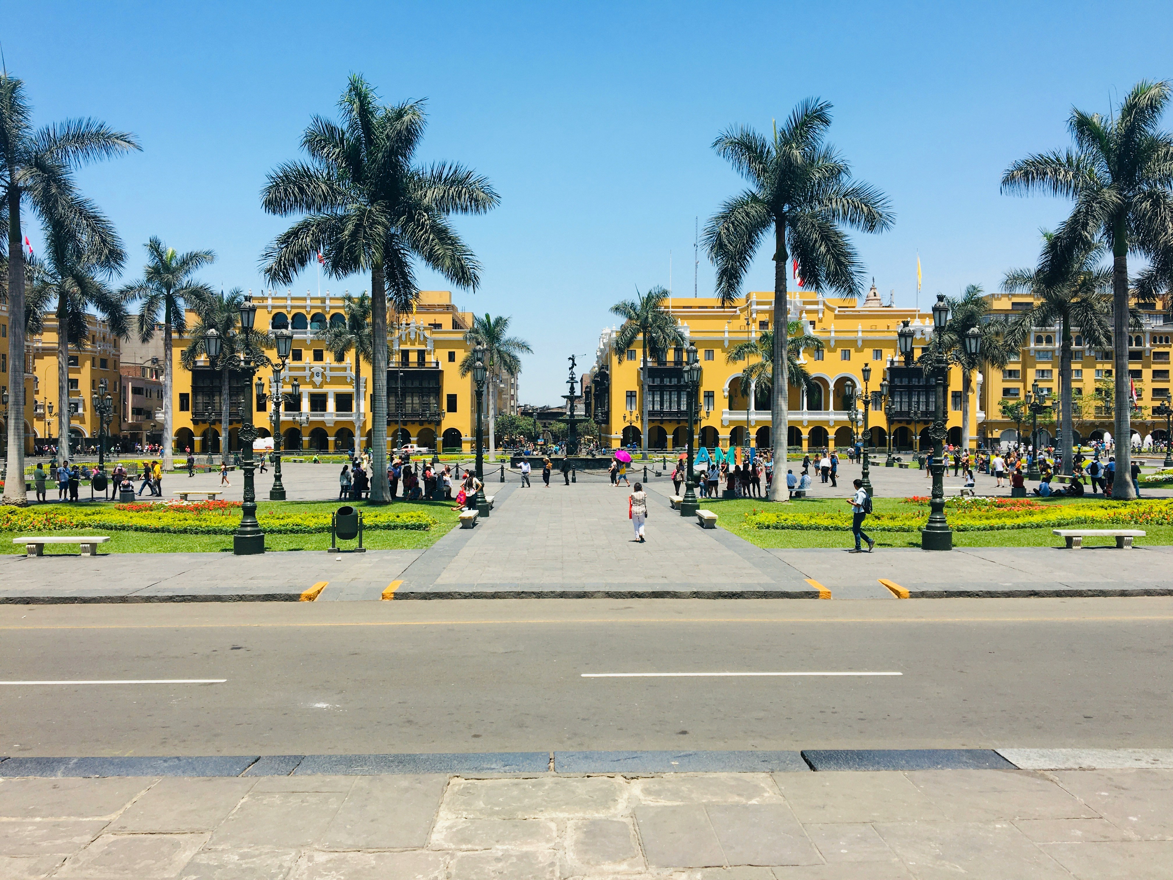 plaza de armas de lima
