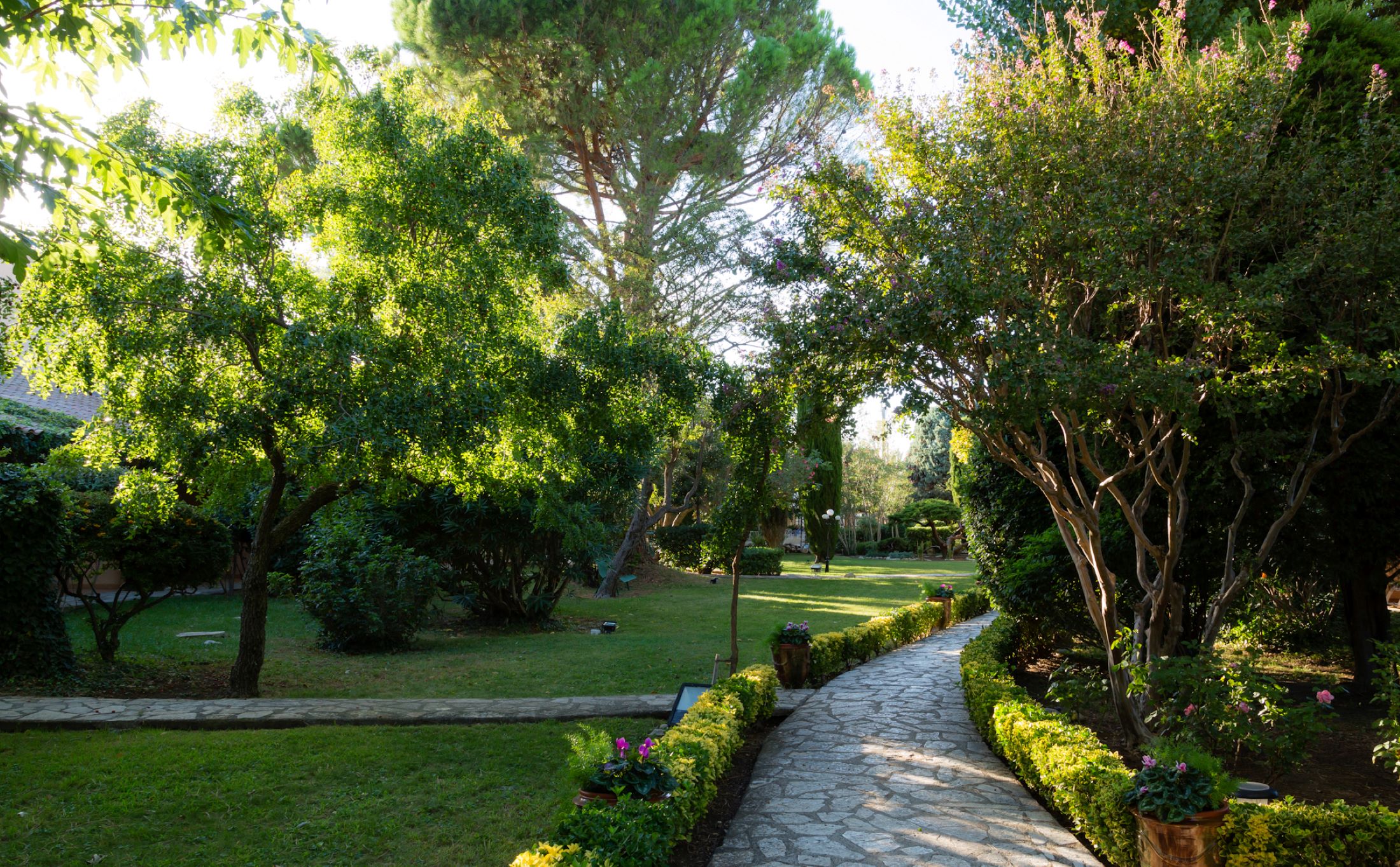 aubergedecassagnespa jardin allee