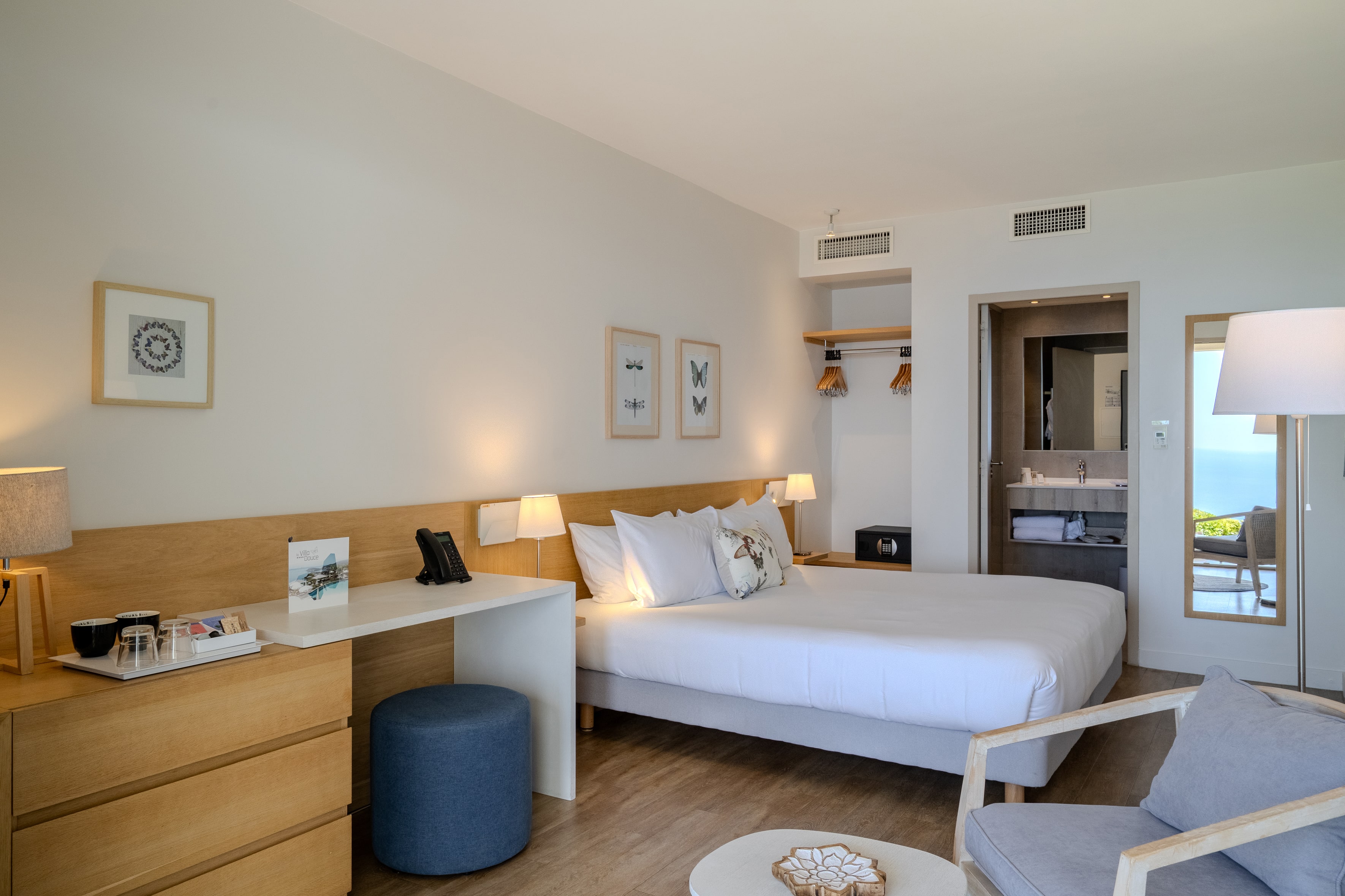 hotel lavilladouce 4etoiles rayol saint tropez vue mer cote d azur 2025 chambre superieur rez de chaussee3