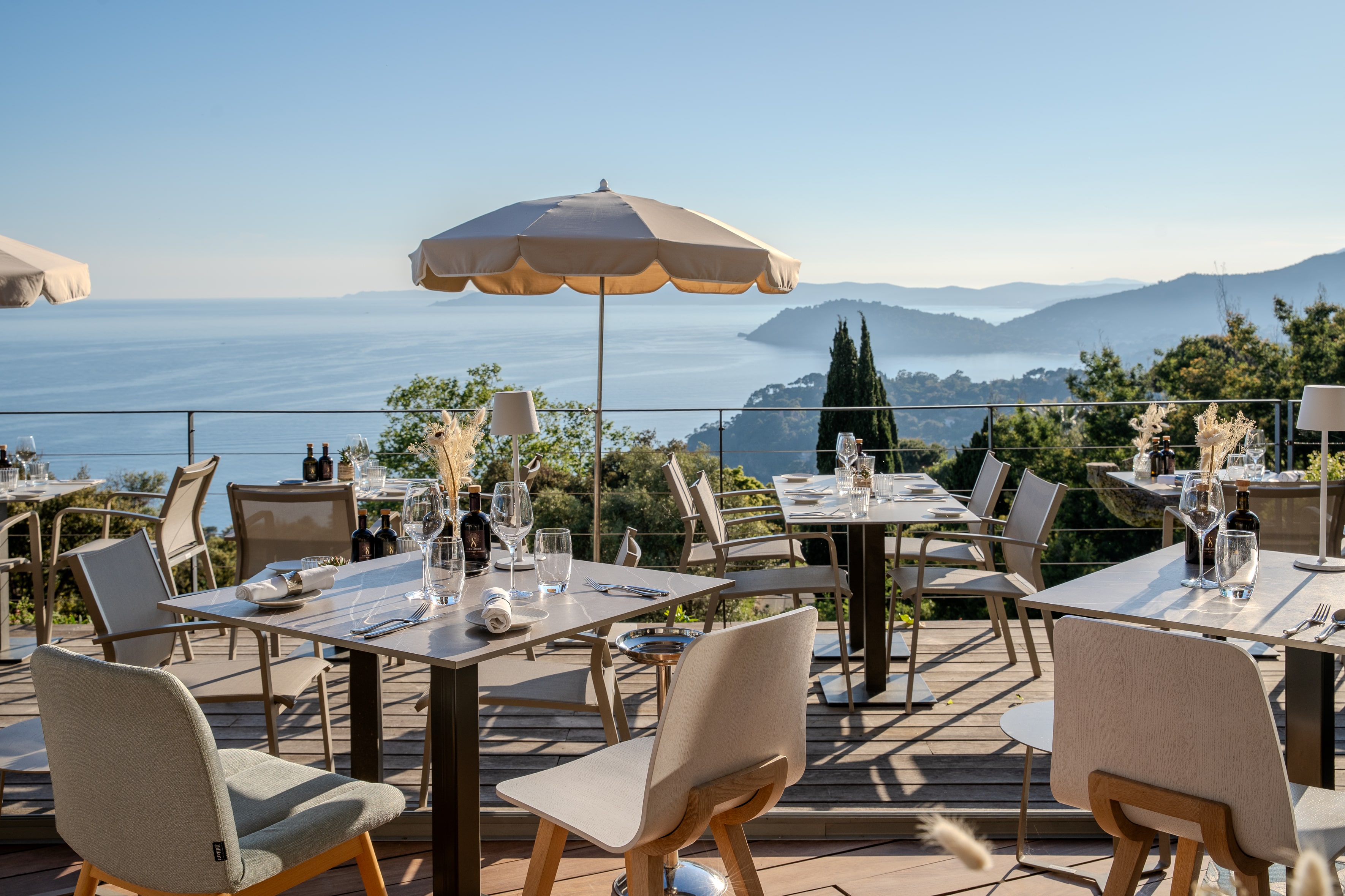 hotel lavilladouce 4etoiles restaurant lenvol rayol saint tropez vue mer cote d azur 2025 1