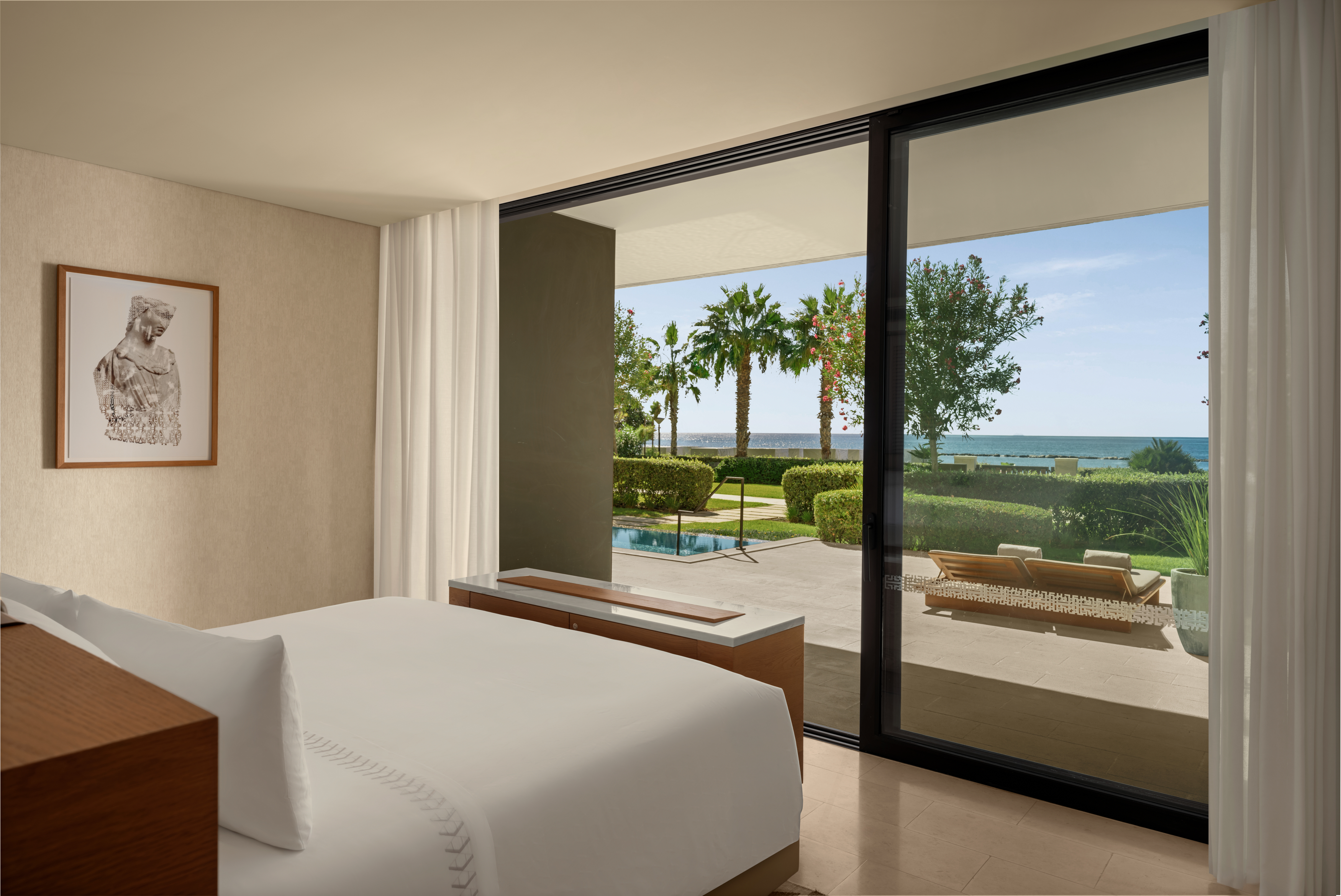 seafront cabana two bedroom suite private pool