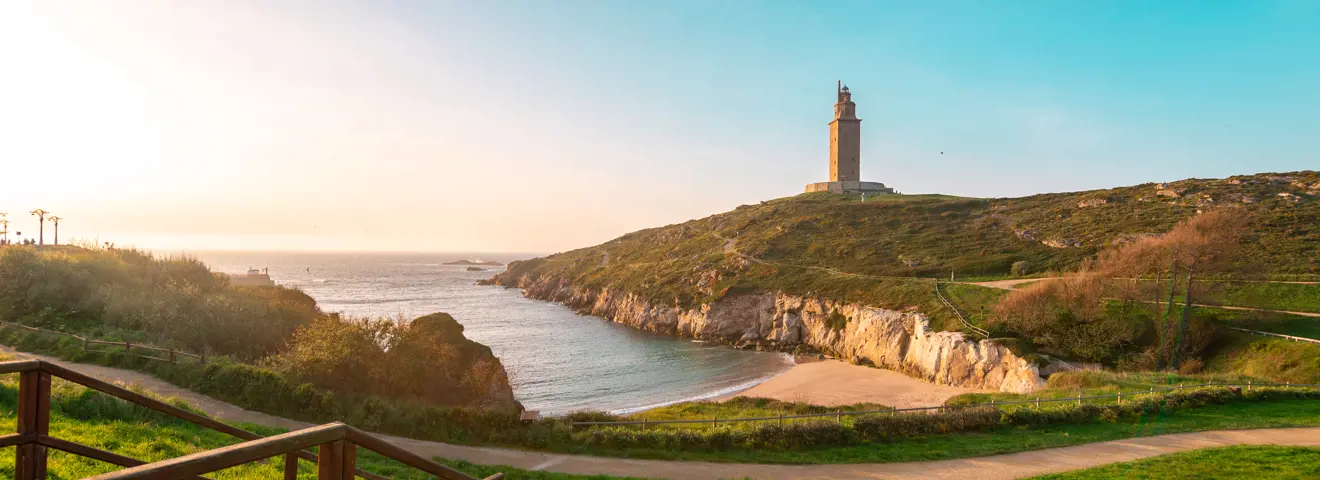 hercules tower a coruna galicie spanje